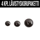 4 kpl Irtopalloja 1,6 mm"4 Pcs Value Pack of 316L Blacksteel Ball"