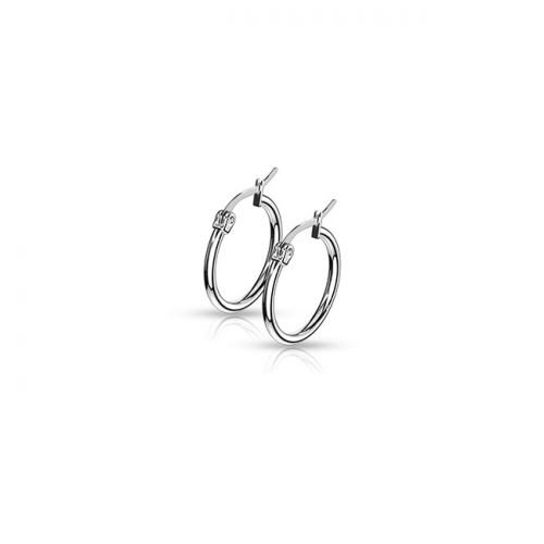 Korvarenkaat Steel Hoop Earrings 20 mm.