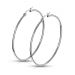 Korvarenkaat Steel Hoop Earrings 60 mm.