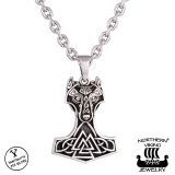 Northern Viking Jewelry® Kaulakoru Hopea Thorin Vasara Guardian Wolf.