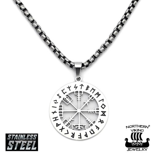 Kaulakoru Shiny Vegvisir Northern Viking Jewelry®.