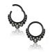 Septum Rengas Saranalla Matte Black Pearl 1,2 mm.